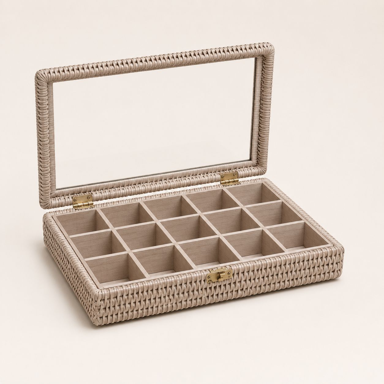 Wickham Rattan Nespresso Coffee Pod Or Wax Melt Storage Box
