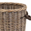 Burley Round Small Basket with Rope Handles
