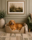 Rattan Rectangular Dog Bed