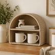 Wickham Rattan Arched Shaped Shelving Unit