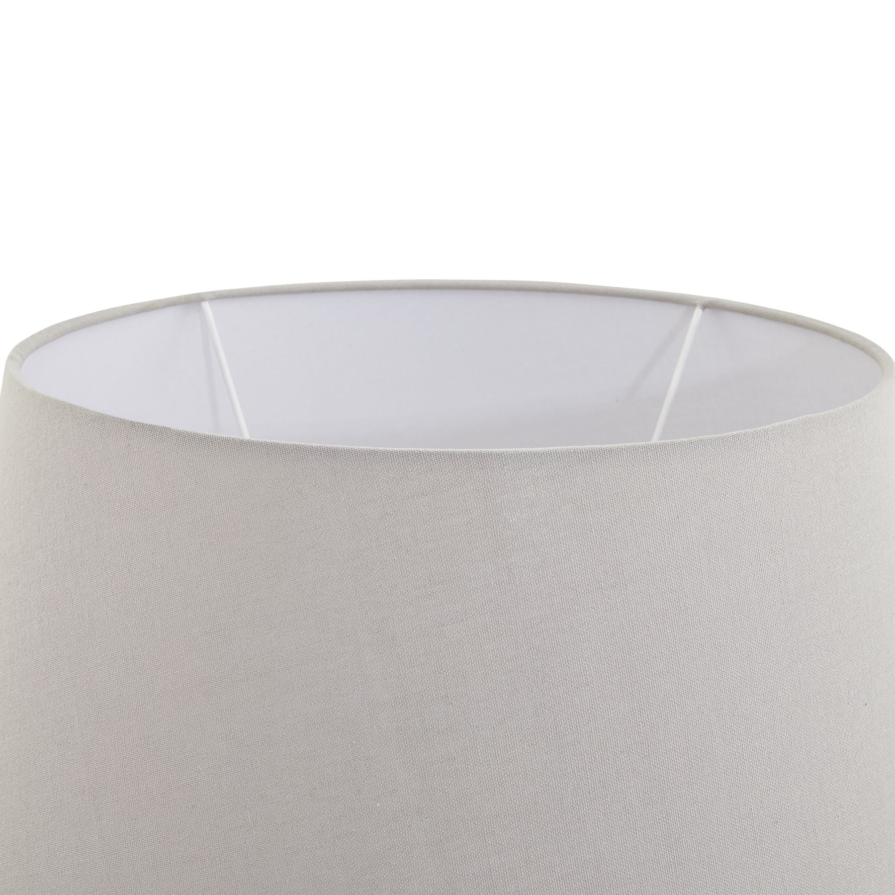 Hill Interiors Regola Large Ribbed Stone Lamp, modern lighting fixture with textured ribbed stone surface and sleek design.