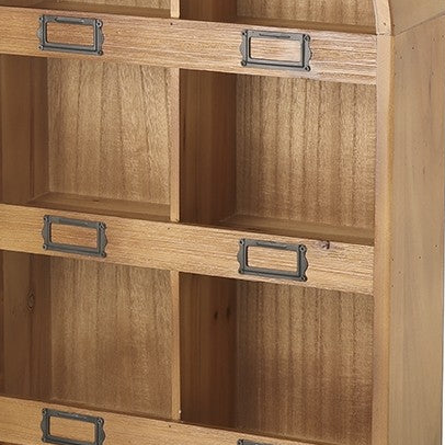 Arched Wooden Mug Wall Shelf Unit