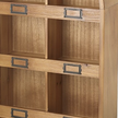 Arched Wooden Mug Wall Shelf Unit