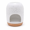 White Ceramic Loire Wax Melt & Oil Burner - Polka Dot — product image 4