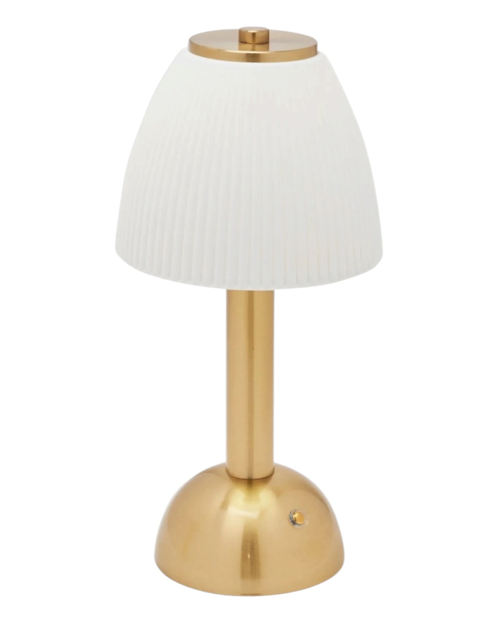White Ceramic LED Touch Lamp