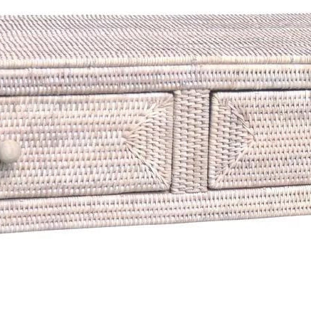 Rattan Large Rectangular Console Table - PRE ORDER MID SEPTEMBER DELIVERY