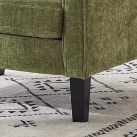 Green Small Upholstered Tub Arm Chair