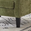 Green Small Upholstered Tub Arm Chair