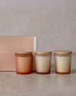Serenity Tranquil Set of 3 Votive Candles - Flow Balance & Breathe