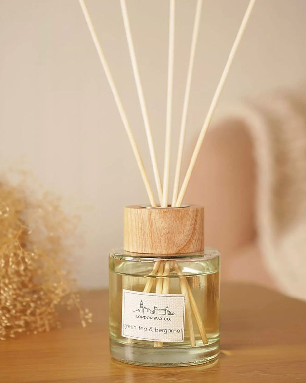 London Wax Company Reed Diffuser - Green Tea and Bergamot