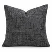 Charcoal Grey Chenille Textured Cushion Cover