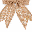 Hessian Bow Decoration - Set of Two