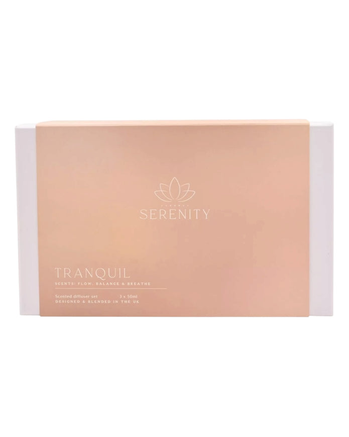 Serenity Tranquil Set of 3 Diffusers - Flow Balance & Breathe