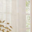 Yard White Woven Sheer Voile Curtain Panel