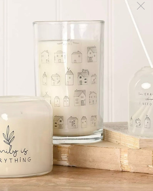 Beige Moments Tall Candle - Home