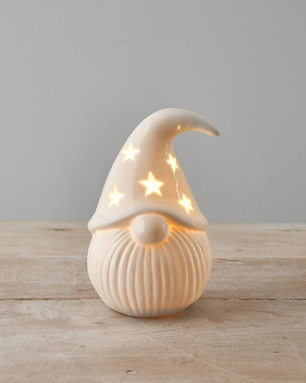 White Ceramic LED Light Up Gonk