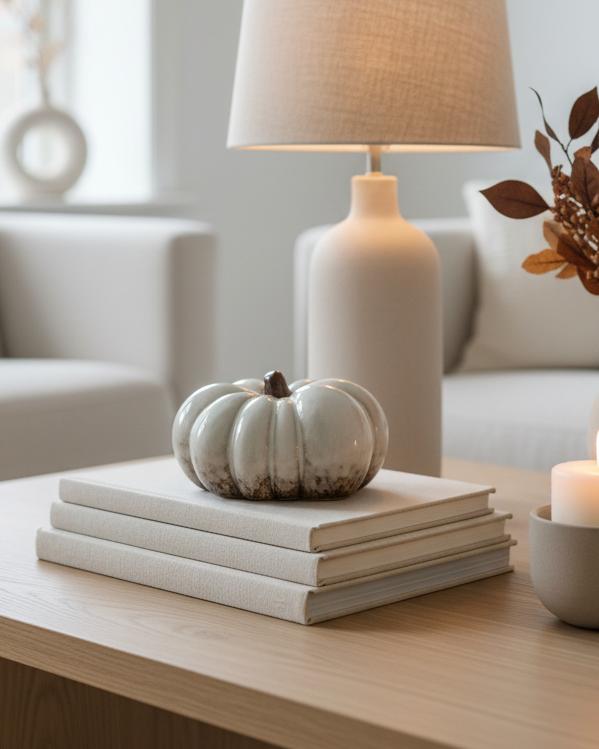 White Glazed Pumpkin