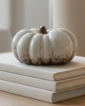 White Glazed Pumpkin