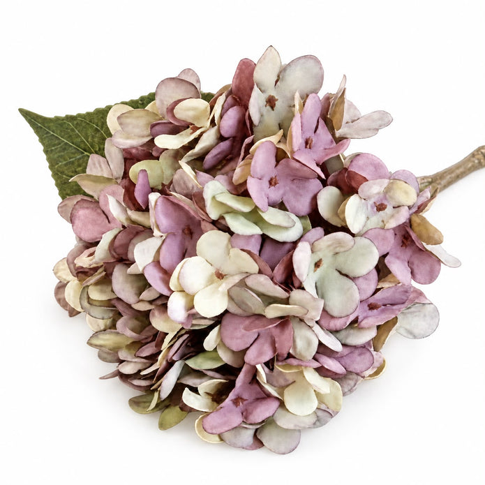 Artificial Short Dusky Plum Hydrangea Stem — product image 4