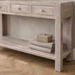 Rattan Large Rectangular Console Table - PRE ORDER MID SEPTEMBER DELIVERY
