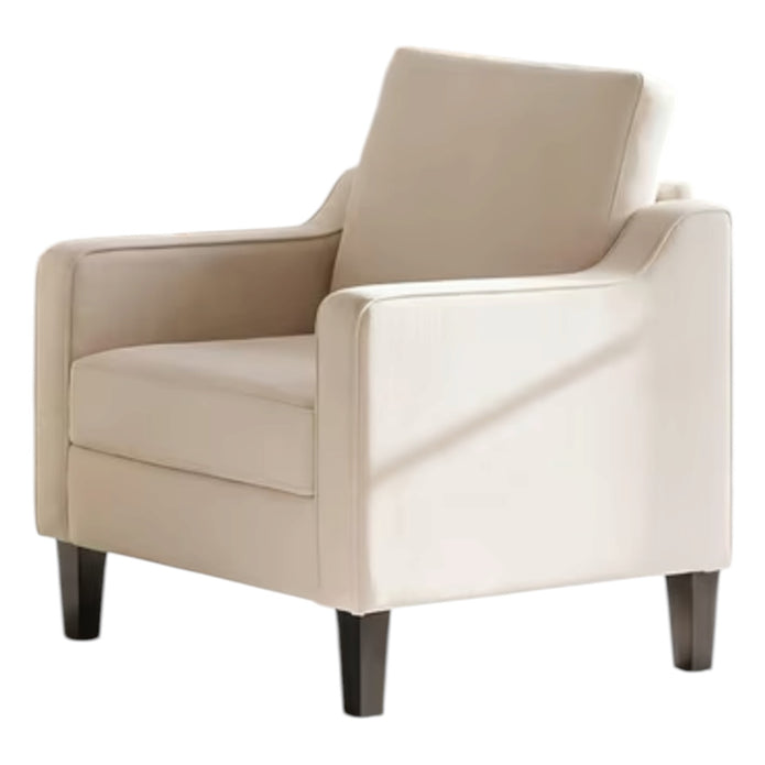 Cream Small Upholstered Tub Arm Chair