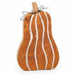 Wooden Orange Pumpkin Decoration – product view 9