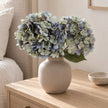 Artificial Short Dusky Blue Hydrangea Stem — product image 2