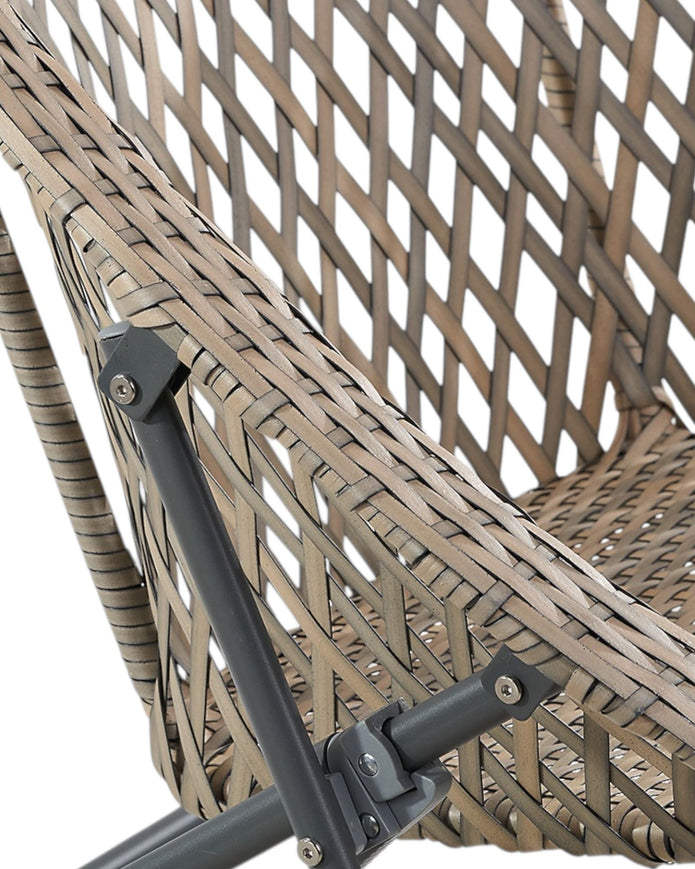 Natural rattan garden furniture set with chair and table by Pacific Lifestyle Ltd, ideal for outdoor patio or garden spaces.