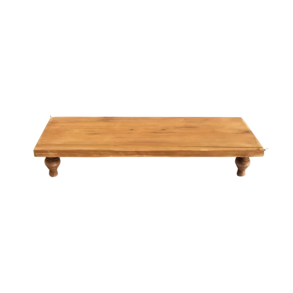 Footed Wood Coffee Station Board