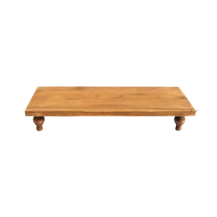 Footed Wood Coffee Station Board