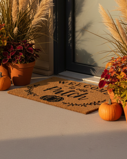 Welcome To Our Patch Doormat