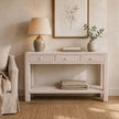 Rattan Large Rectangular Console Table - PRE ORDER MID SEPTEMBER DELIVERY