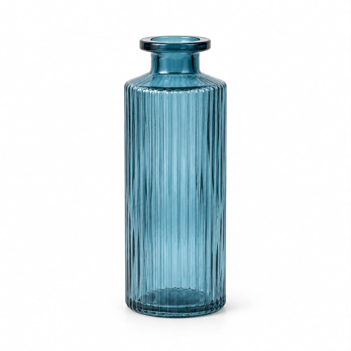 Blue Glass Bottle Bud Vase — product image 6