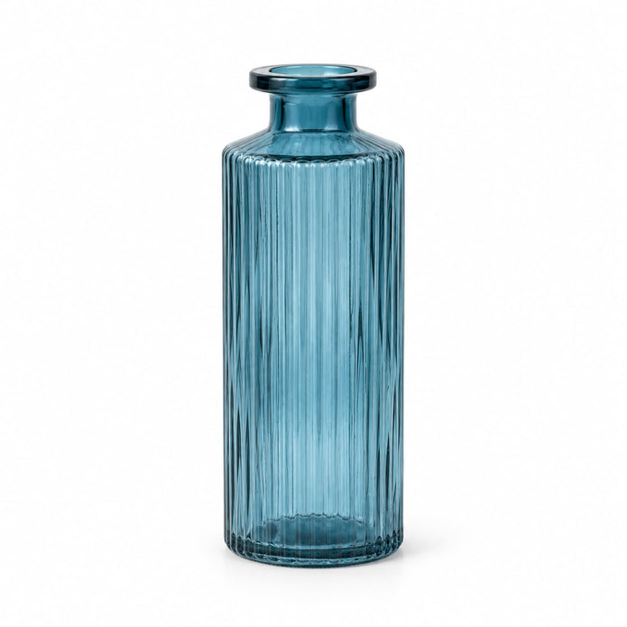 Blue Glass Bottle Bud Vase — product image 6