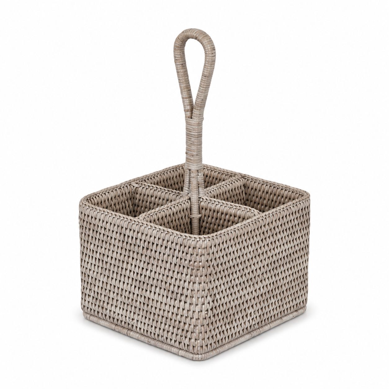 Wickham Rattan Cutlery or Condiment Holder - PRE ORDER MID OCTOBER DELIVERY