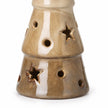Beige Star Cut Light Up LED Tree