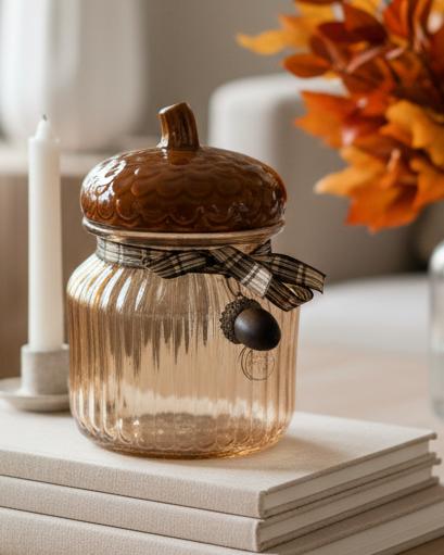 Acorn Storage Jar