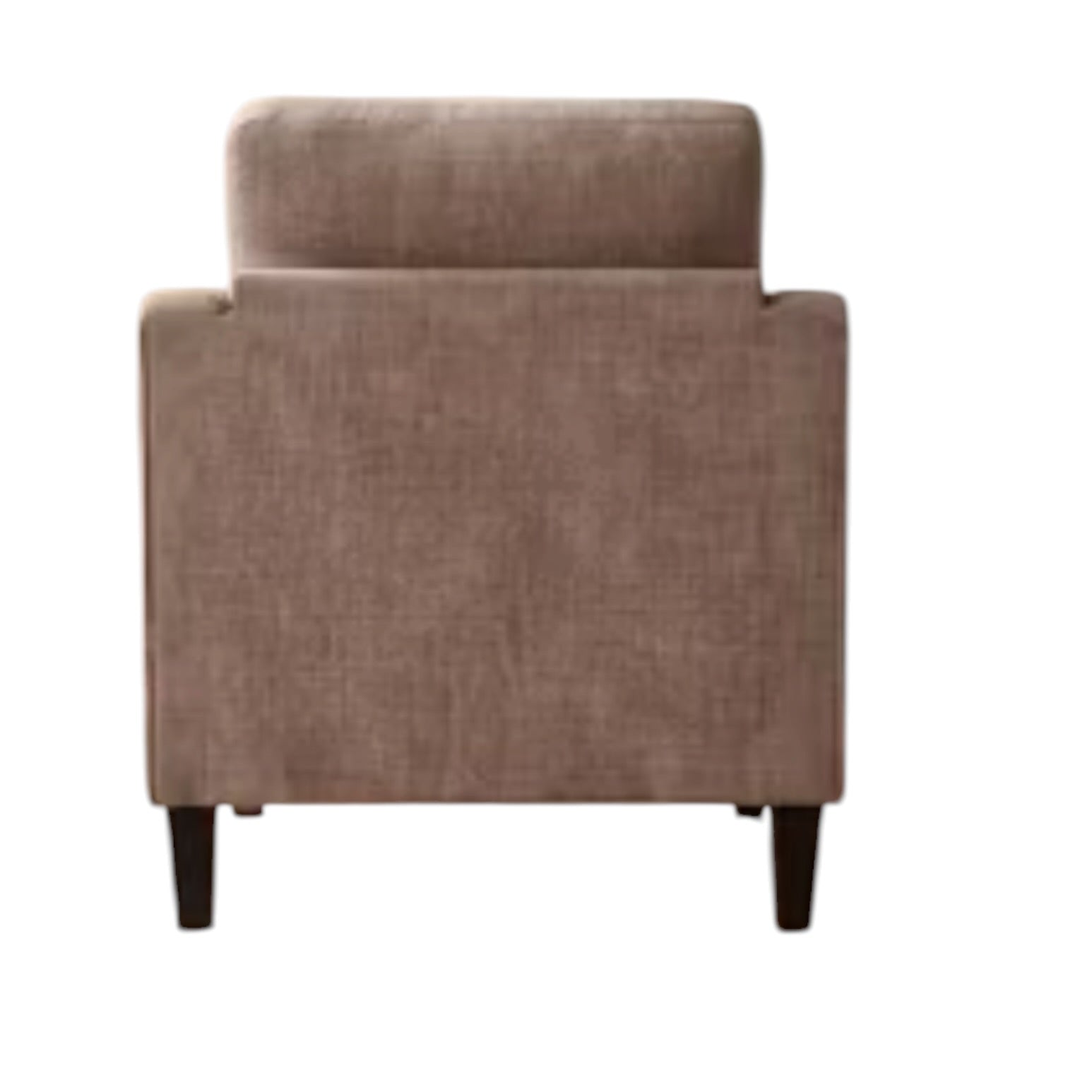 Light Brown Small Upholstered Tub Arm Chair