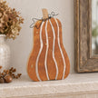 Wooden Orange Pumpkin Decoration – product view 8