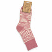 Pink Zebra Print Cosy Socks