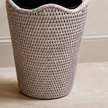 Wickham Rattan Round Lined Waste Paper Bin - PRE ORDER MID OCTOBER DELIVERY