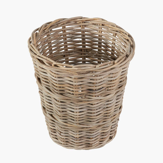 Burley Rattan Round Waste Paper Bin