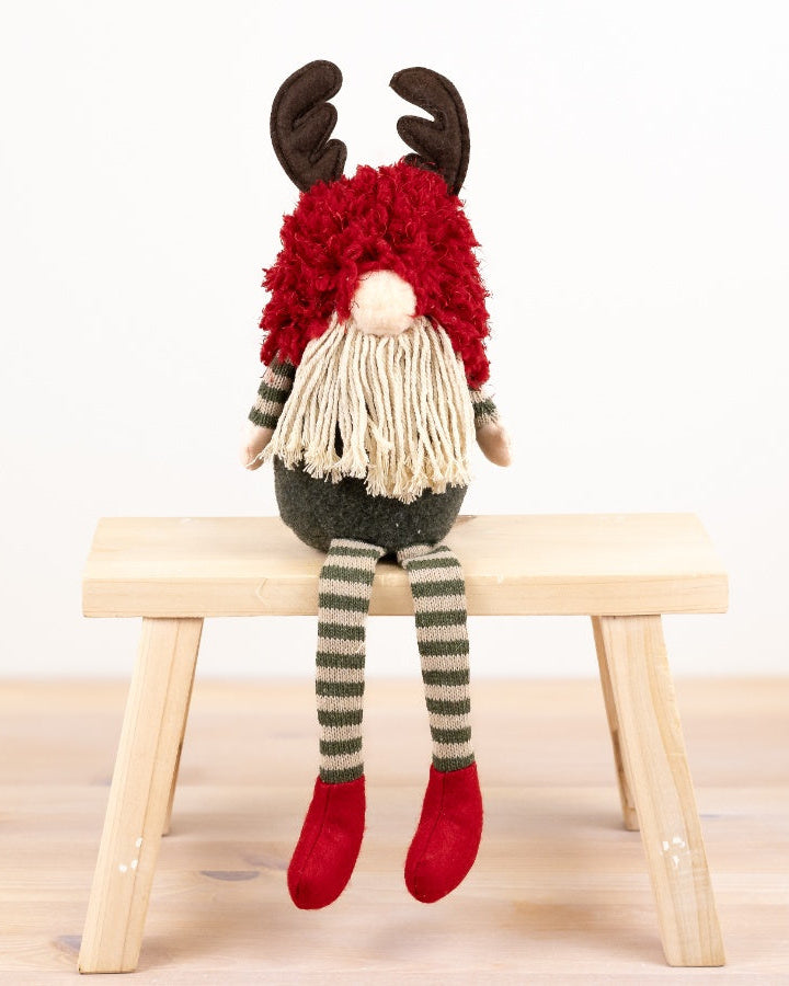 Gnome with Long Legs And Antlers