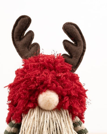 Sitting Gnome with Antlers