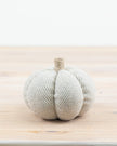 Neutral Fabric Herringbone Pumpkin