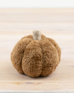 Brown Faux Fur Pumpkin