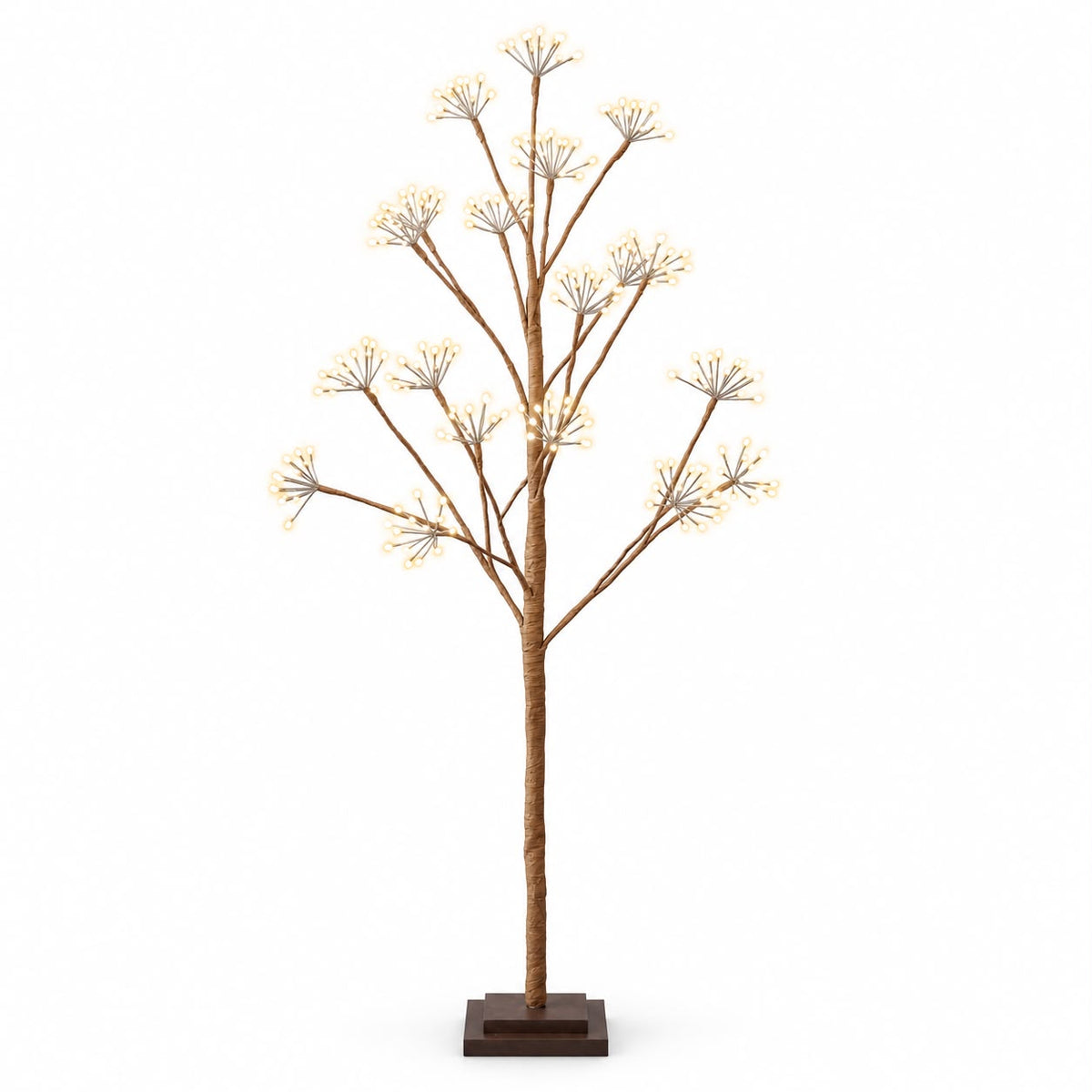 Lightstyle London LED Woodland Tree Christmas decoration with twinkling lights and realistic woodland design.