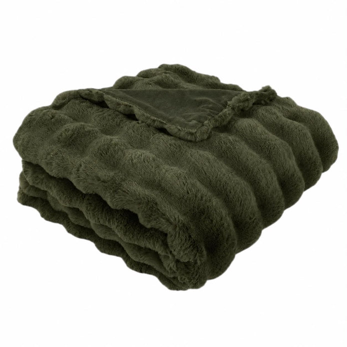 Raffles Sage Green Blanket Throw