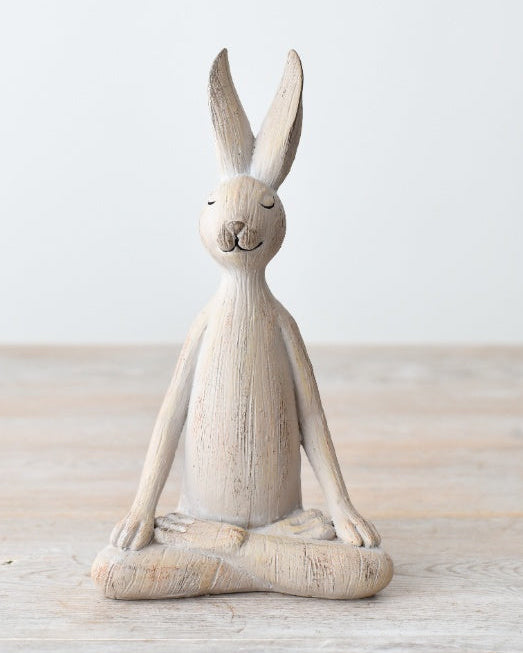 White Ceramic Sitting Bunny Rabbit