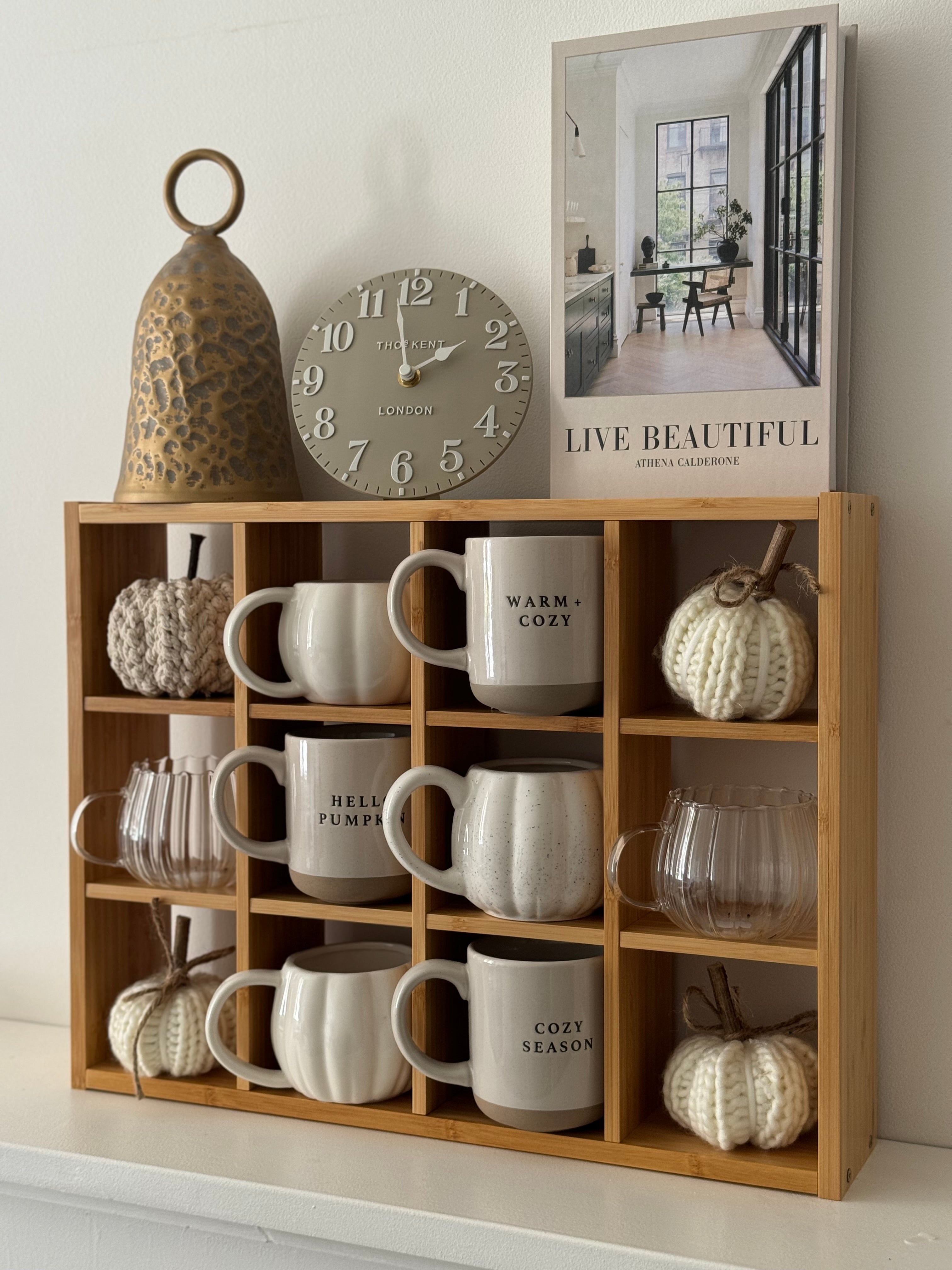 Glass Pumpkin Mug